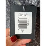 Marina Gunmetal Metallic Silver Cold Shoulder Mini Dress‎ Size S NWT Photo 8