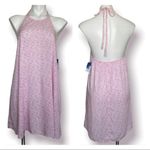 Abound  Pink Daisy Sakura Halter Dress SMALL sleeveless NEW Photo 1