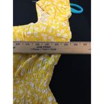 Street Wear Society Yellow Floral Mini Dress Off Shoulder Smocked Women's size M Size M Photo 2