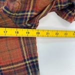 Johnny Was NWOT  Silk Velvet Cotton Plaid Embroidered Floral Shirt Blouse S Photo 9