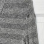 St. John Yellow Label Grey Striped Long Sleeve Top Photo 6