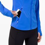 Lululemon mist over Athletic Jacket with Hood and Full Photo 3