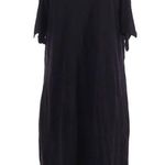 Sanctuary Black Cold Shoulder V Neck Short Dress Photo 1