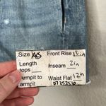 Rag and Bone Womens Miramar Printed Denim pajama terry jean Shorts Size 2XS Photo 3