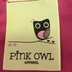 Pink Owl Pink Blue Geometric Sleeveless Belted Cami Camisole Midi Tank Dress 4X Photo 4