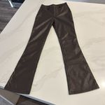 Motel Rocks  Chocolate Brown Faux Leather Pants Photo 3
