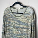 Free People | Arielle Thin Camo Printed Long Sleeve Top Size Small Photo 2