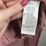 Madewell  Pink Satin Button‎ Up Darted Top Photo 3