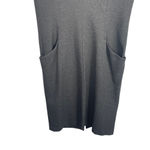 Lafayette 148  New York Grey Sequin Sleeveless Dress Pockets Career Womens 8 Photo 2