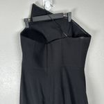Dress the Population NEW Milan Asymmetrical Neckline Strapless Dress Sz XL Black Photo 3