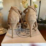 Steve Madden Suede Sashy Lace-Up Heels – Blush Beige, Size 10 Photo 2