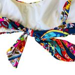 Trina Turk New Moroccan Paisley Bikini Top Multicolor Women's Size 2 Photo 4