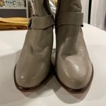 Adorable 70’s gray soft leather boho western heeled boots Stevie Nicks festival Size 6.5 Photo 5
