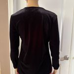 ANATOMIE Calliope Stretch Velvet Top in Black. MSRP $228 Black Size L Photo 10