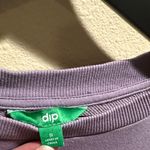 Dip Size Amall Soft Purple Crew Neck Sweatshirt Dress Photo 1