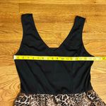 Liberty Love  Women’s XL Black Brown Cheetah Print Strappy Backless Maxi Dress Photo 1