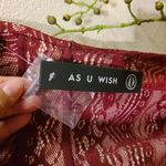 As You Wish Cocktail Maroon Dress Large Photo 5