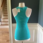 belle du jour  Aqua Mint Tank Coin Sequin Neckline Ribbed Womens Large Top Photo 10