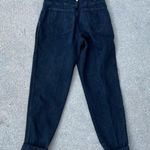 Vintage 80s Palmettos black high rise paper bag jeans Size 7 Photo 4