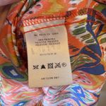 Maeve Anthropologie Ikat Print Dolman Sleeve Cinched Waist Dress Size Medium Photo 4