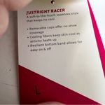 Moving Comfort JustRight Racer sports bra in sterling heather size L Large NWT Photo 5