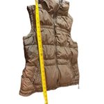 American Eagle America Eagle Chocolate Brown Puffer Full Zip Vest S Photo 4