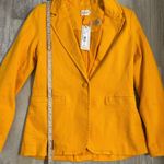 Alice + Olivia NWT Macey Notch Lapel Orange Tangerine Blaze size 12 Photo 6