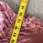 Lait Collection Faye Babydoll Velvet Minidress S Pink Size XS Photo 2