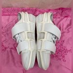 Burberry  Cotton and Leather Webb Sneakers size 38.5 Photo 1