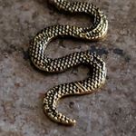 Free People New! Artisan Goddess Snake Earrings Photo 5