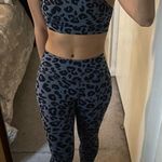 BEST SELLER Sexy Grey Charcoal Leopard Print Activewear Set Photo 3
