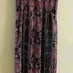 Free People dress maxi boho sleeveless beach double slit elastic waist. … Photo 0