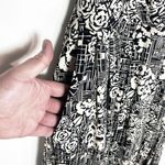 Anthropologie Women’s Giovanna Black and White Halter Jumpsuit small Photo 5