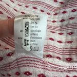 4 Our Dreamers Dress Womens L Red Stripe Linen Cotton A Photo 13