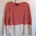 Loro Piana  100% cashmere boatneck bateau colorblock knit sweater size 42 Photo 0