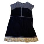 Funktional Velvet Silk blend Dress Blue Sequin Sheer Party Cocktail Mini Dress M Size M Photo 4
