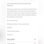 Adidas  Golf Women’s Slouch Beanie Hat Violet One Size NWT Photo 2