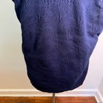 Vintage Koret Sweater Vest Navy Blue Embroidered Rope Star Size 3X Photo 8
