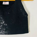 Terez  Foil Haze Uplift Black Tonal Racerback Sports Bra in S, M, & L New In Bag Photo 1