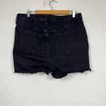 Torrid Black High Rise Cut Off Jean Shorts Women’s 12 Button Fly Beachy Casual Photo 5