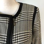 Mario Serrani ITALY | Plaid Houndstooth Full Zip Blazer Photo 24