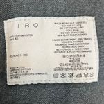 IRO Denim Oversized Jacket Belted Delicacy Faded Dark Blue Women Size FR36 US 2 Photo 9