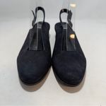 arche slingback low heels black nubuck leather size 39 US 8 closed toe Photo 1