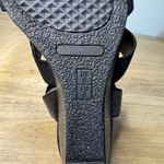 Aerosoles Shoes Womens Black Elastic Strappy Wedge Heel Sandals Shoes Womens 8W Photo 7