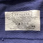 Athleta Fastest Track Ruched Workout Top Tee Navy Blue Size X Small Photo 9