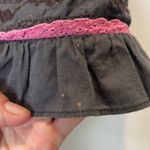 Free People  dark grey  and Pink Women's Skirt fully lined size 4. Photo 4