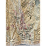 Sapphire Kurta Womens XS Yellow Embroidered Cotton Blouse Long Sleeve Party Wear Photo 7