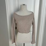 Edikted  Emmie One-Shoulder Sheer Sweater Small Preloved Photo 5