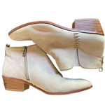 Sam & Libby  suede zip up ankle bootie size 9 1/2 Photo 3