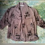 ZARA Vintage sequin satin formal layering top, size medium Photo 7